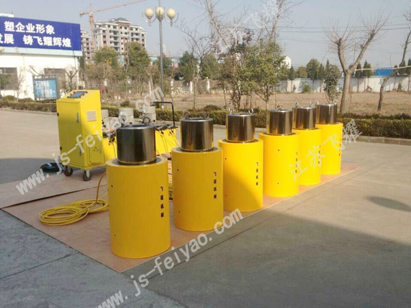 一拖六大噸位液壓千斤頂
